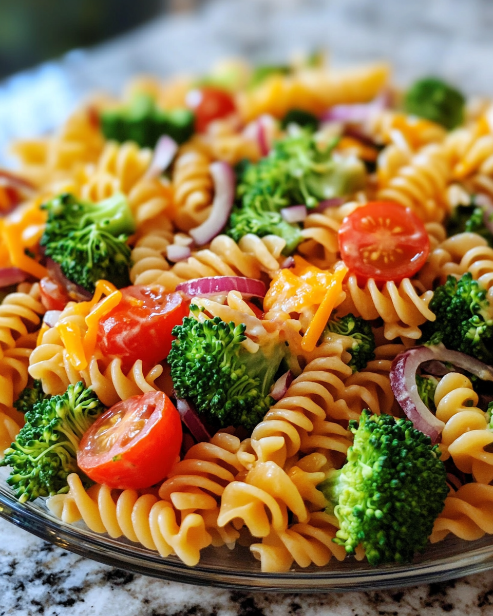 Crazy Fresh Broccoli Pasta Salad Summer Party Favorite